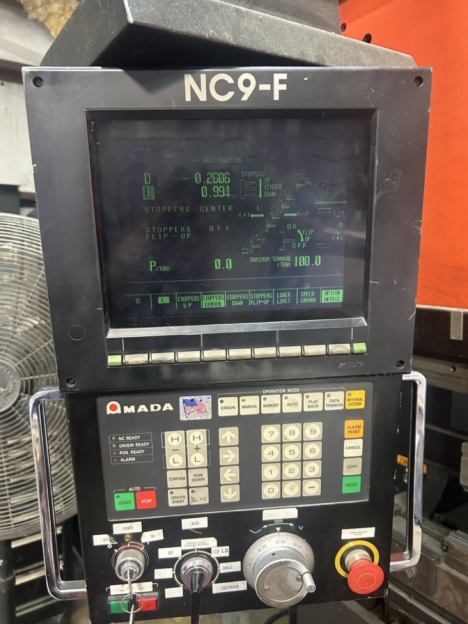 100 Ton x 8' Amada FBD 1025F Press Brake, 1988 - Tooling - Image 2