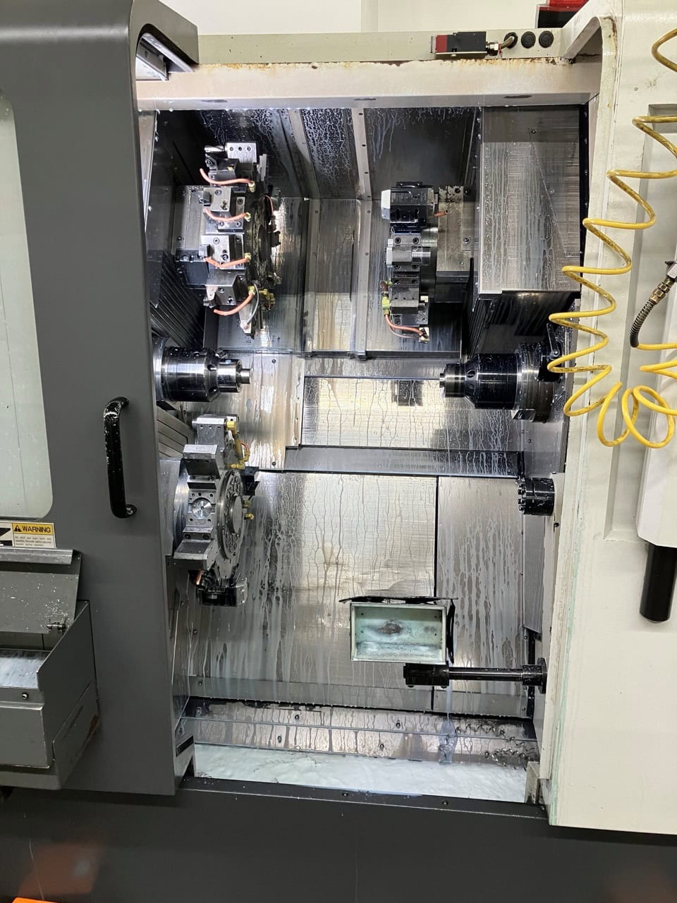 Nakamura Super NTY3 Twin-Spindle CNC Lathe, 2006 - 3 Turret, Y-Axis, Live Tool, Bar Feeder, Fanuc - Image 5