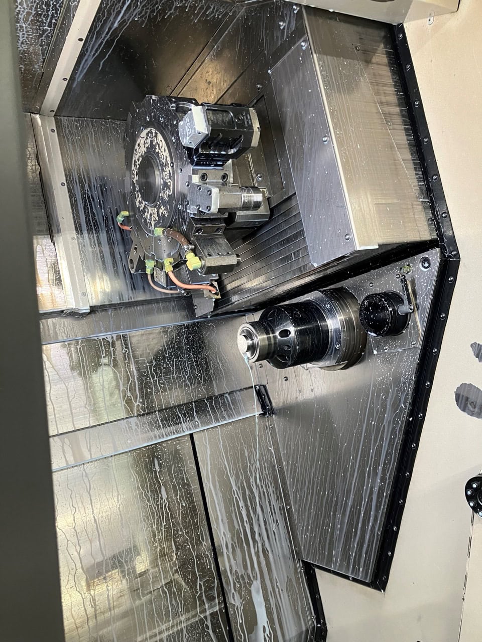 Nakamura Super NTY3 Twin-Spindle CNC Lathe, 2006 - 3 Turret, Y-Axis, Live Tool, Bar Feeder, Fanuc - Image 7