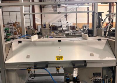 bottom connecter heat shrink station equipment for microgem