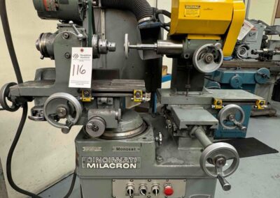 cincinnati milacron monoset cutter and tool grinder