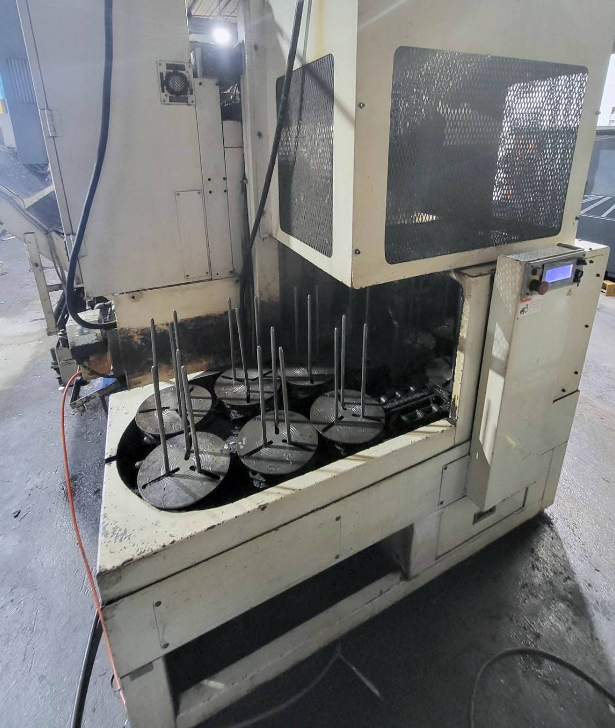 FUJI TNW-35TR 6-AXIS TWIN SPINDLE LIVE TOOL LATHE W/ GANTRY LOADER, 2007- Twin Turrets, 8" Chucks x2 - Image 18