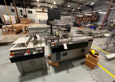 kirk-rudy model 519v-86 labeling and encoding system consisting model 224 -dm label feeder equipment for microgem