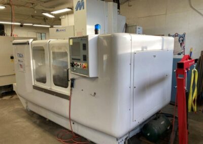 milltronics 3-axis cnc vertical enclosed milling machine cat-40 vm24 sn 7133
