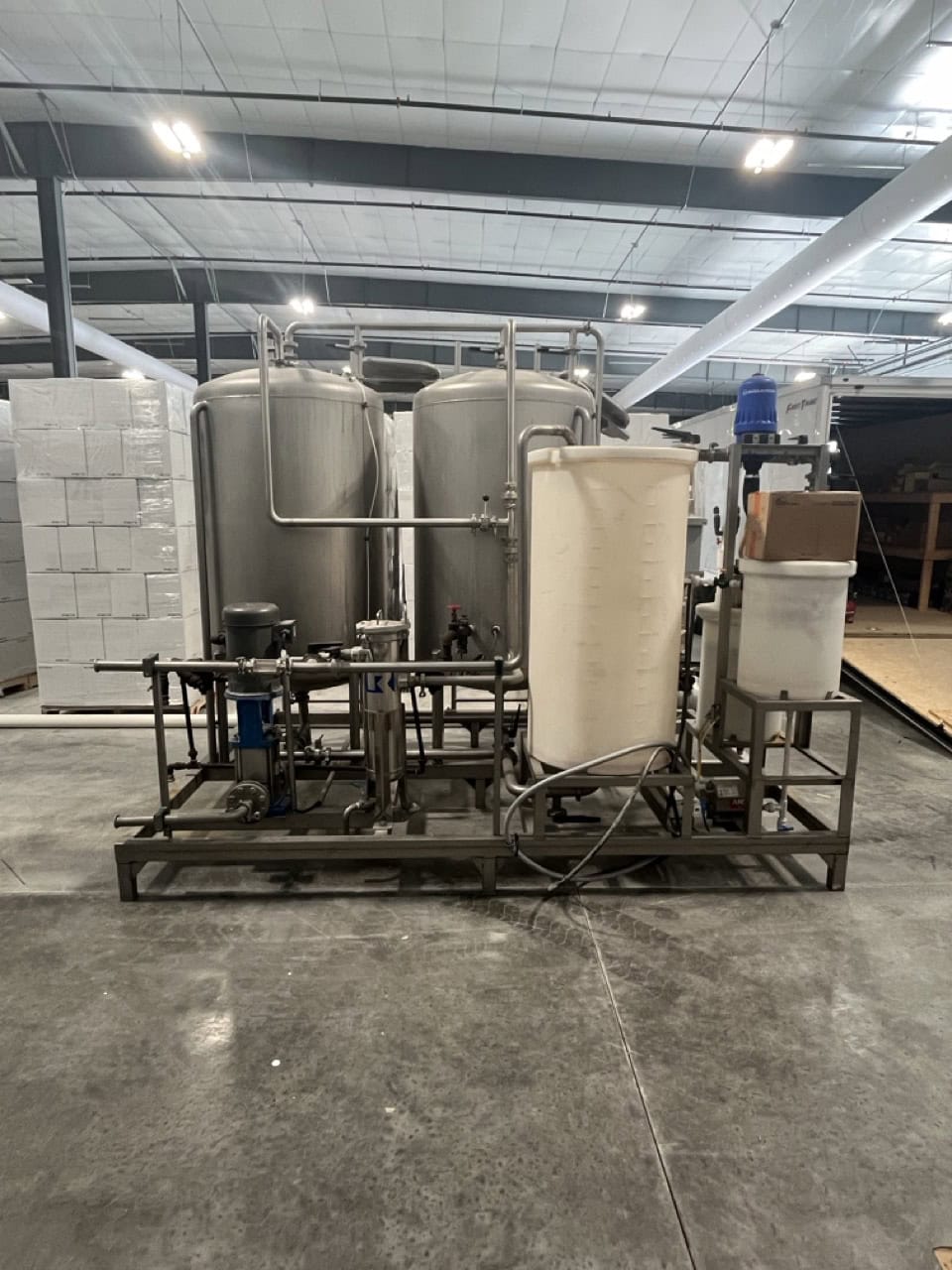 500 Gallon Stainless Steel IDD Dual Tank CIP Skid - Image 4