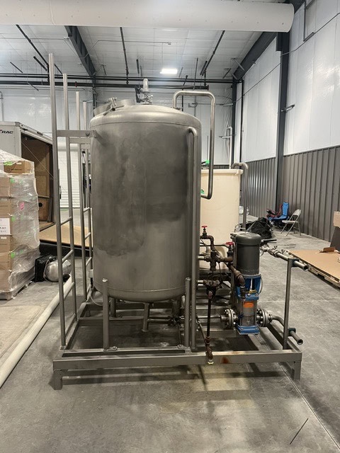 500 Gallon Stainless Steel IDD Dual Tank CIP Skid - Image 5