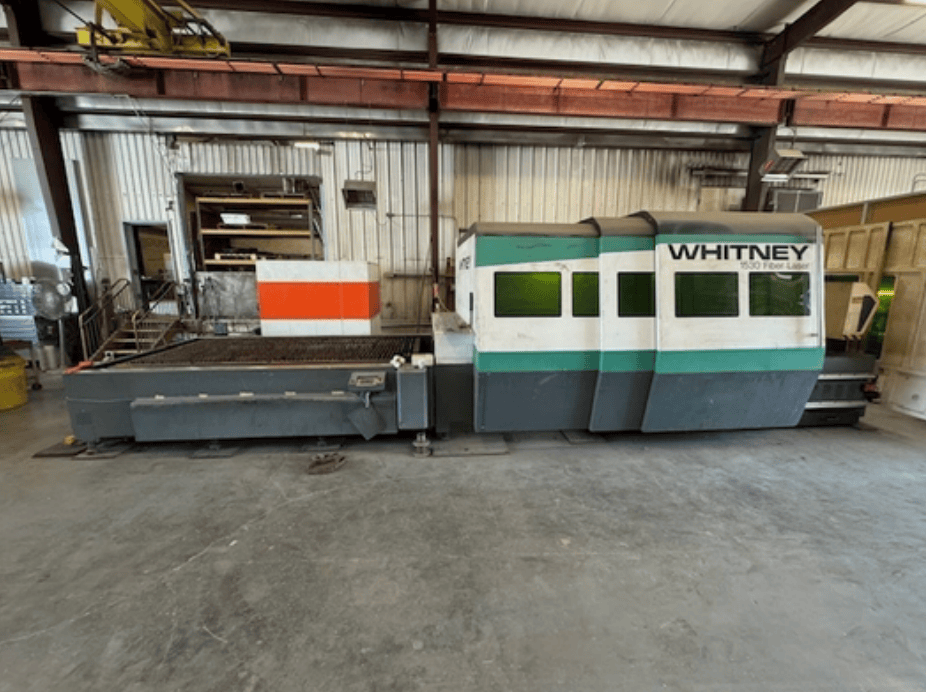 6000 Watt Whitney 1530 CNC Fiber Laser, 2014 - 5' x 10' Table, Dust Collector, IPG Power Source