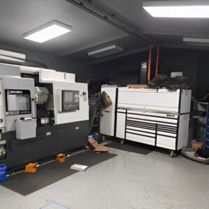 Okuma Genos L3000MYW-E X 400 CNC Multi-Axis Lathe, 2023 - Live Tooling, Chip Conveyor, Parts Catcher