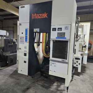 Mazak HCN-4000 400mm HMC, 2012 - 80 Tools, Full 4th Axis, CAT40, Probing, Chip Conveyor