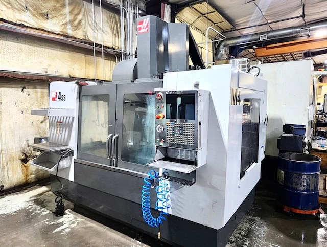 Haas VF-4SS 4-Axis VMC, 2016 - Installed 2017, HRT310 Rotary Table, TSC, Probing, HSM, WIPS