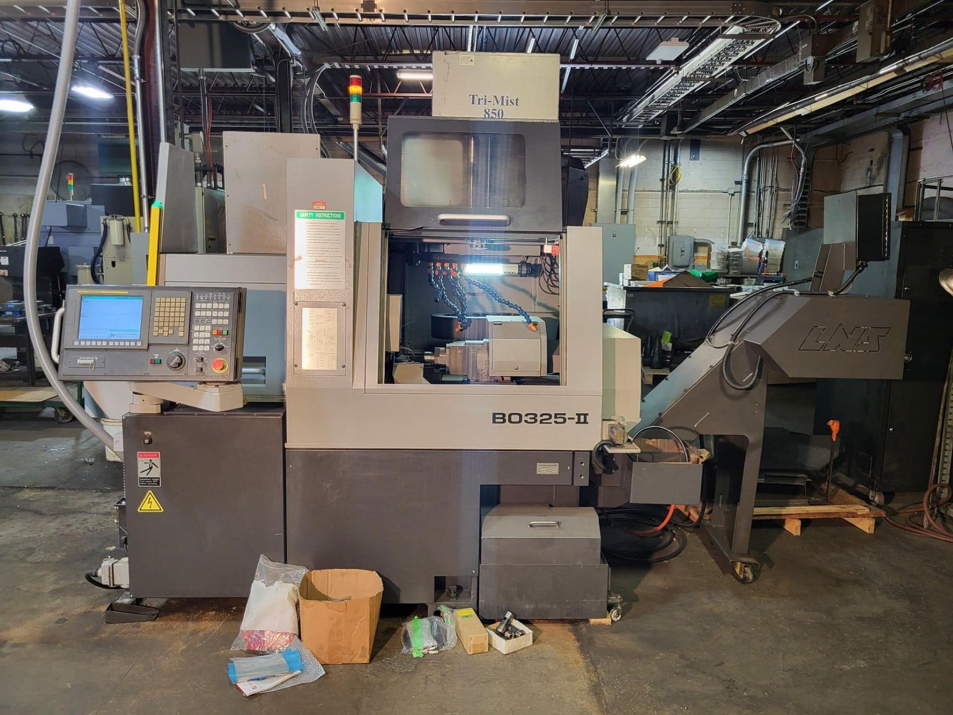Tsugami B0325-II Swiss CNC Lathe, 2012 - Fanuc Control, Mist Buster, Chip Conveyor