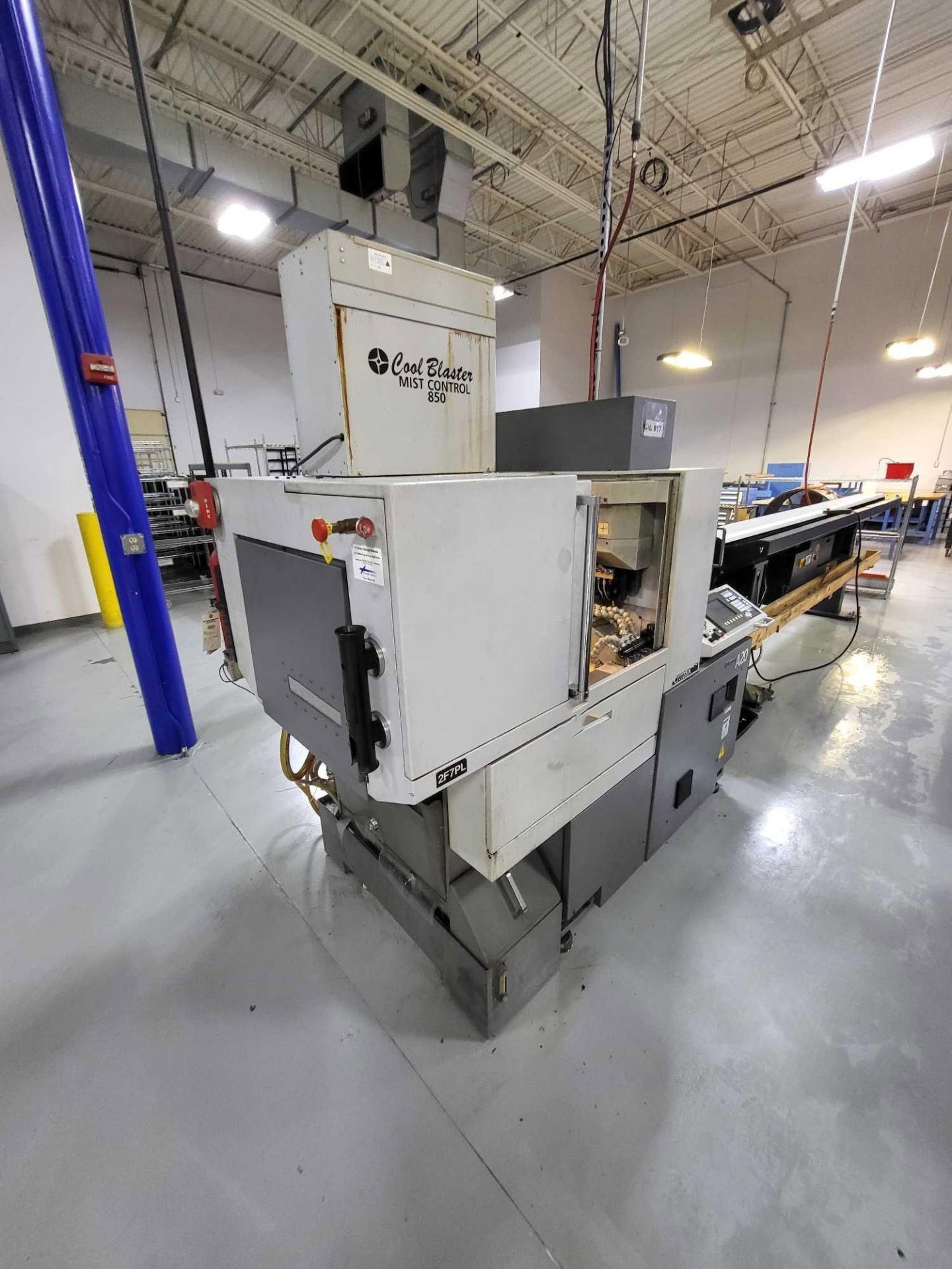 Citizen A20 VIIPL A220A/1521 CNC Swiss Lathe, 2012 - LNS Barfeed, Fire Suppression System, Cool Blaster Mist Buster