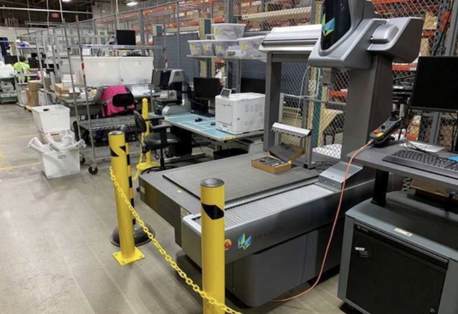 7.10.7 Hexagon Global S Green CMM, 2018 - PCDMIS Software, Probing+Extras