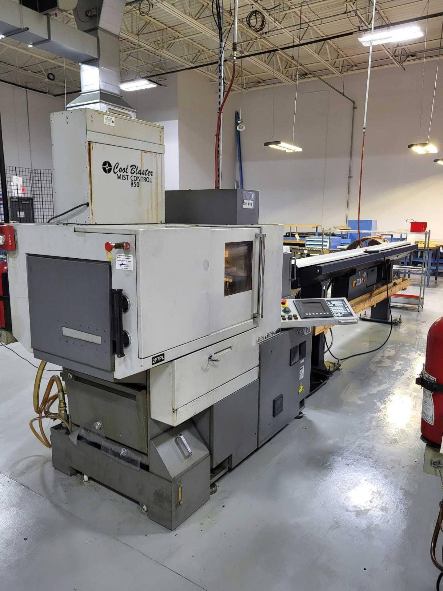 Citizen A20 VIIPL A220A/1521 CNC Swiss Lathe, 2012 - LNS Barfeed, Fire Suppression System, Cool Blaster Mist Buster - Image 2
