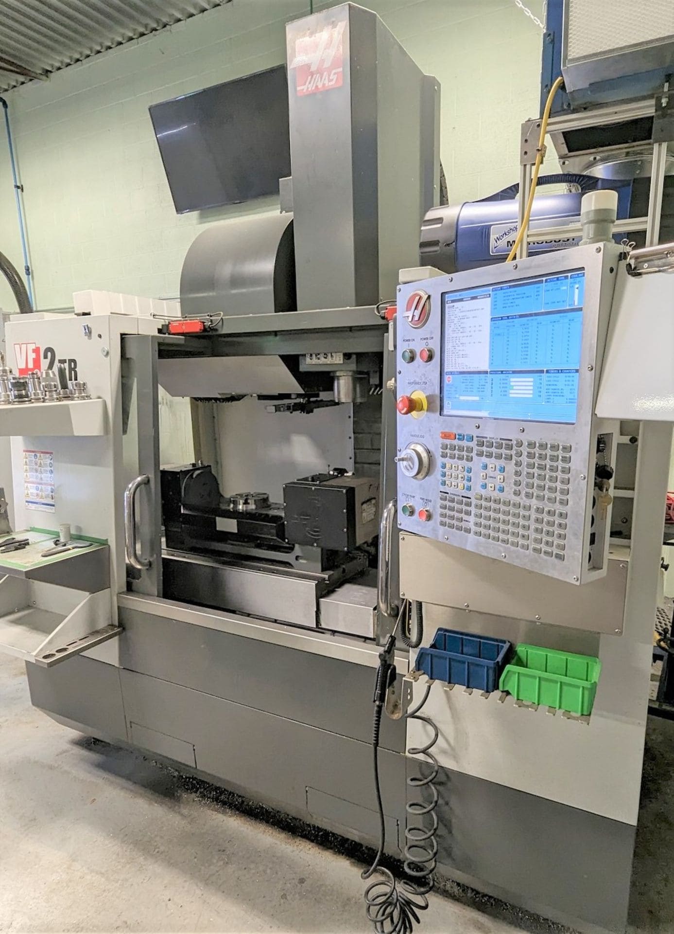 Haas VF-2TR 5-Axis CNC VMC, 2014 - TR160 Trunion, WIPS, TSC Low Hours, Tooling Included