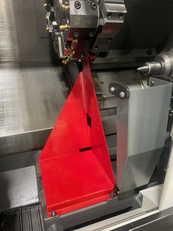 Haas ST-15 CNC Lathe, 2020 - Rigid Tapping, Bar Feeder, Chip Conveyor - Image 7