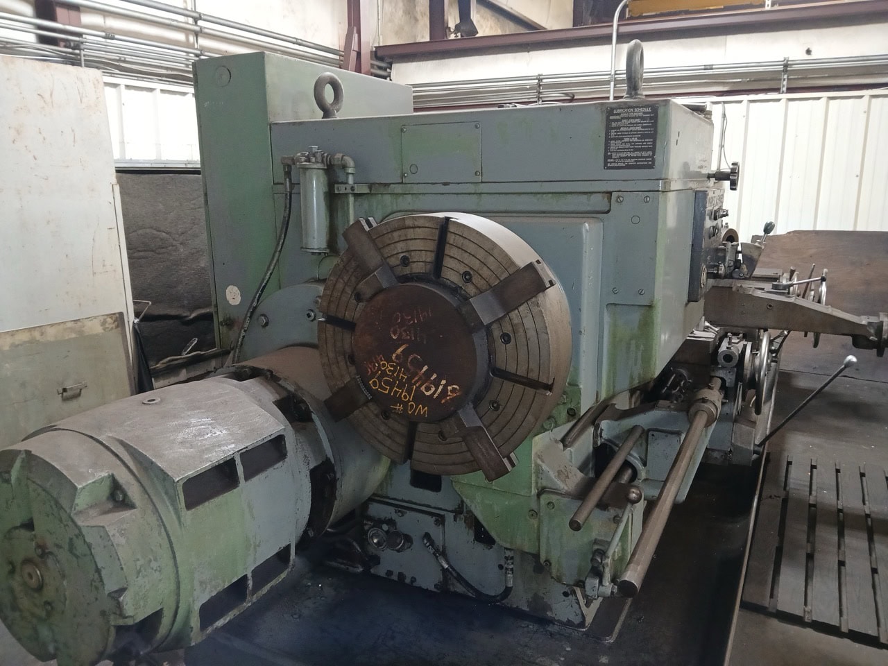 Warner and Swasey 4A M-3550 Turret Lathe - Front/Rear Chucks, Under Power In Plant - Image 2