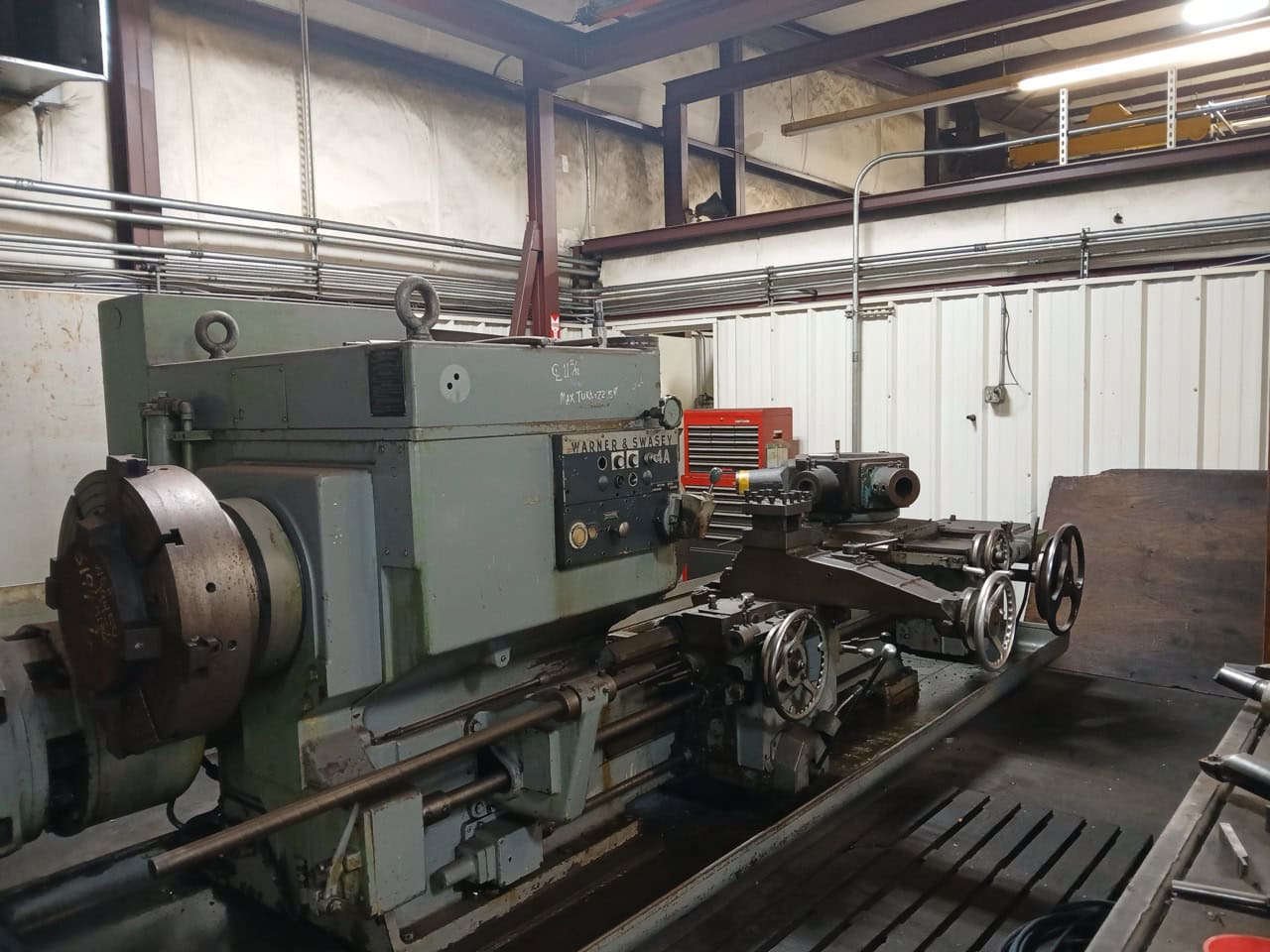 Warner and Swasey 4A M-3550 Turret Lathe - Front/Rear Chucks, Under Power In Plant - Image 7
