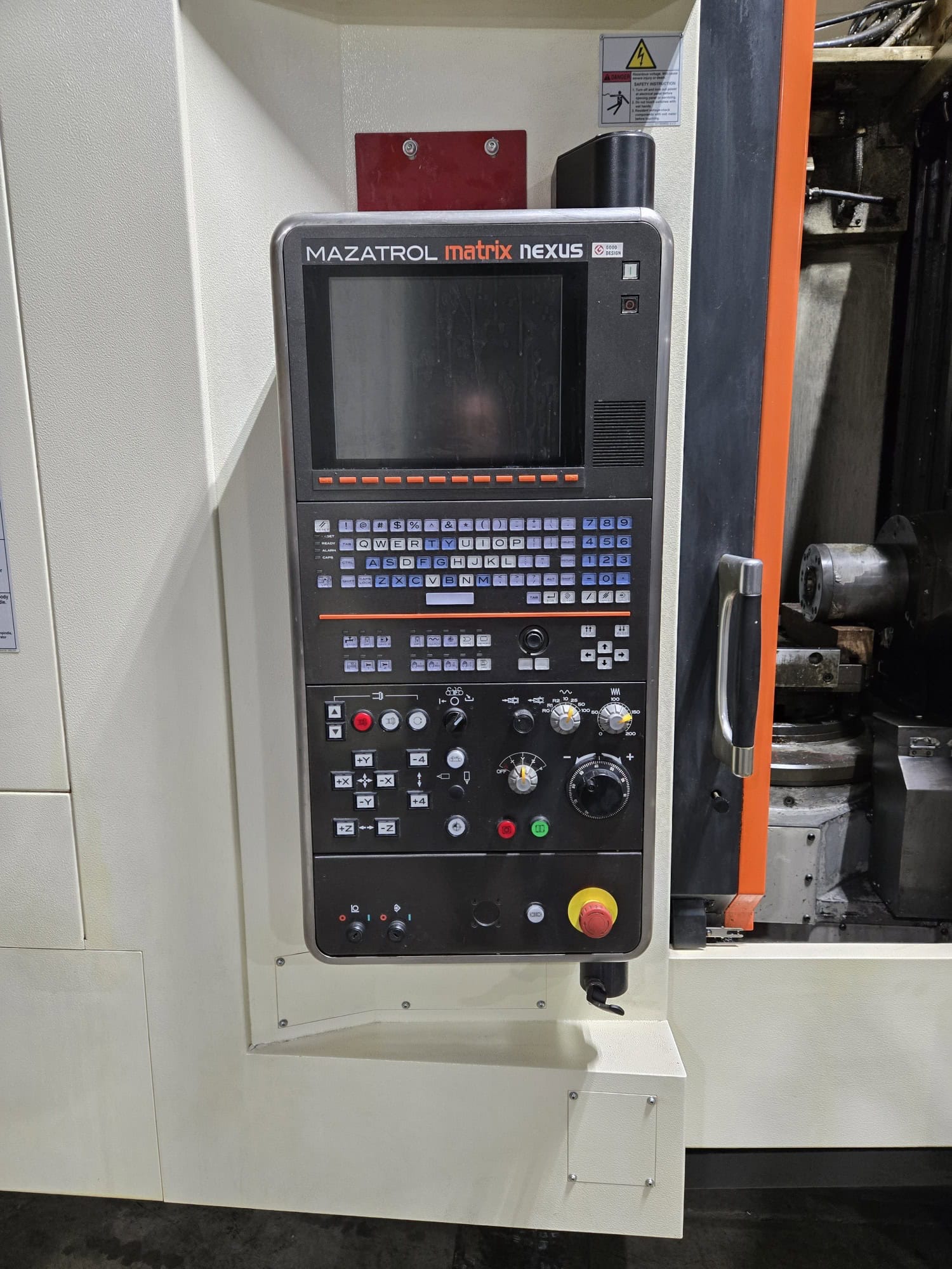 Mazak HCN-4000 400mm HMC, 2012 - 80 Tools, Full 4th Axis, CAT40, Probing, Chip Conveyor - Image 3