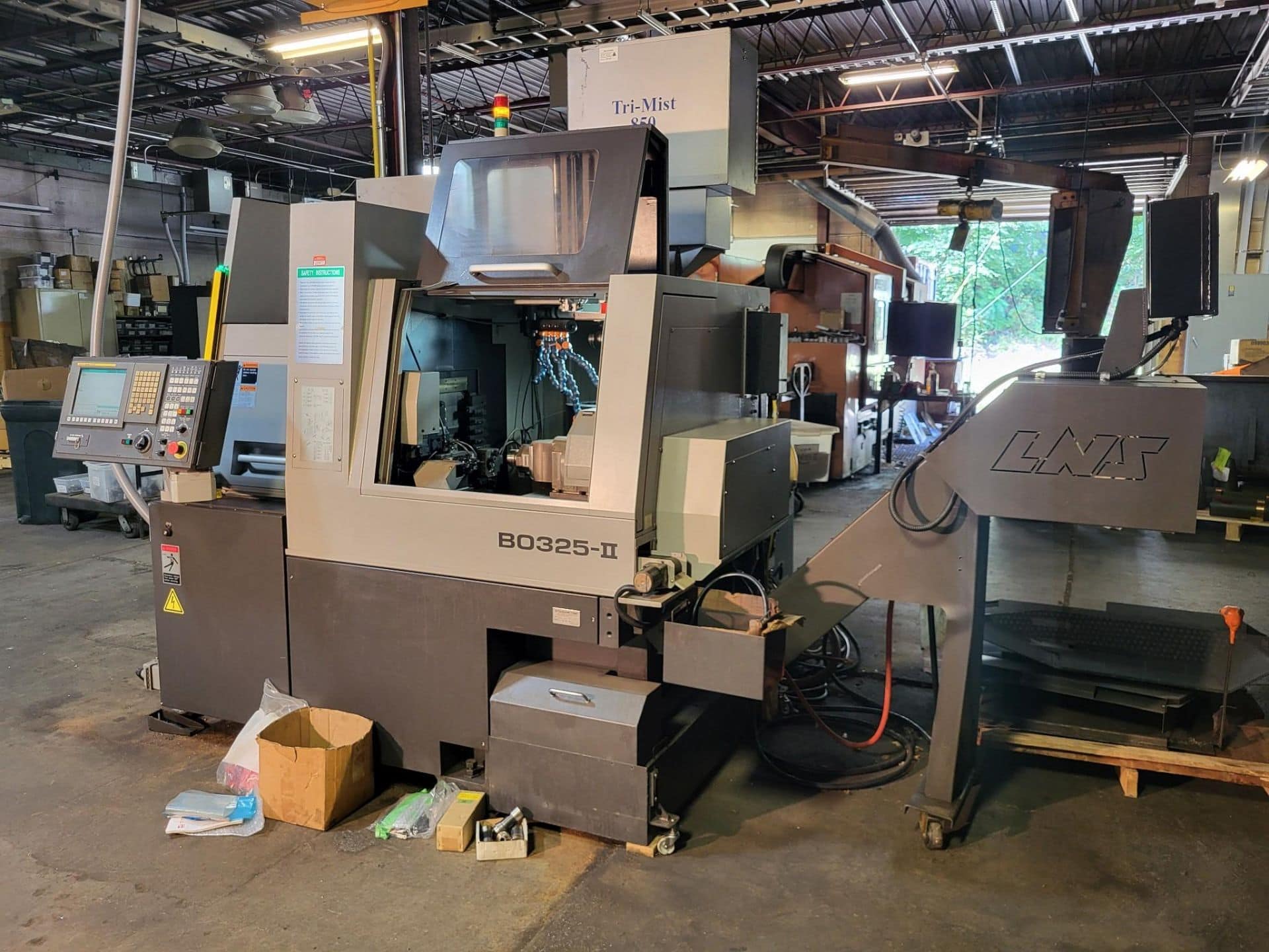 Tsugami B0325-II Swiss CNC Lathe, 2012 - Fanuc Control, Mist Buster, Chip Conveyor - Image 3