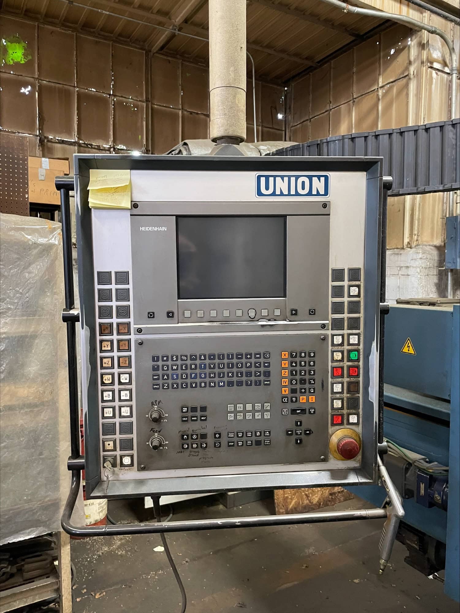 Union BFT 102 Boring Mill, 1998 - Heidenhain TNC 426 Control - Image 3