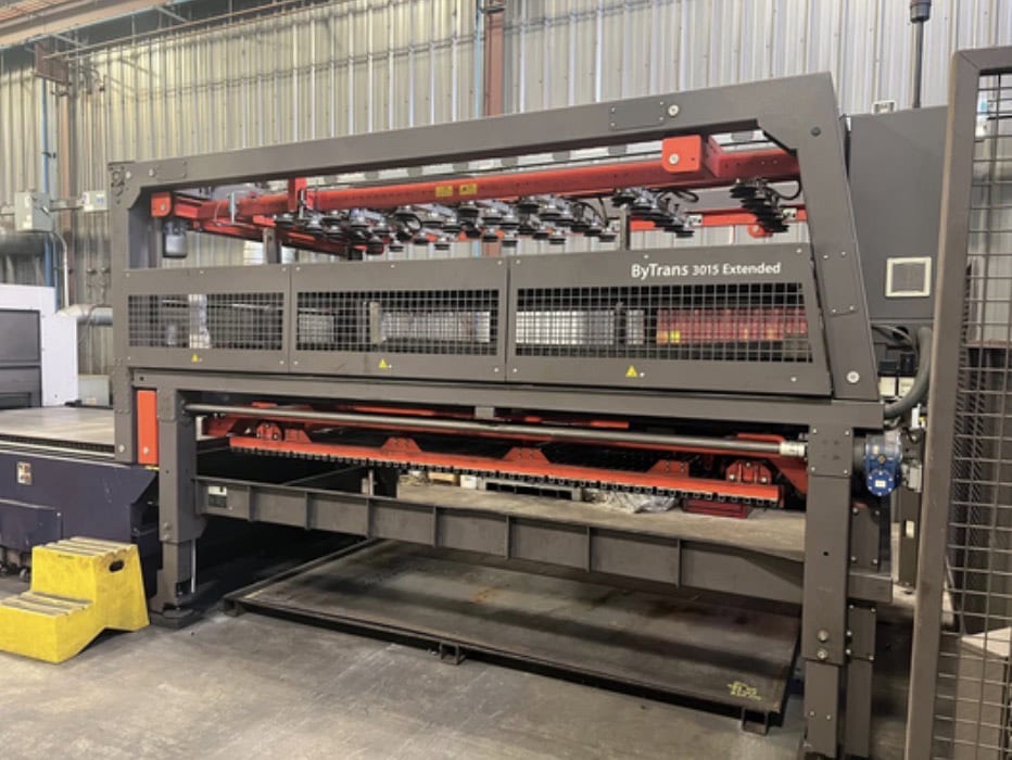 4400 Watt Bystronic BySpeed 3015 CO2 Laser, 2010 - 5' x 10' Table, ByTrans 3015 Extended Sheet Load/Unload, Dust Collector - Image 3