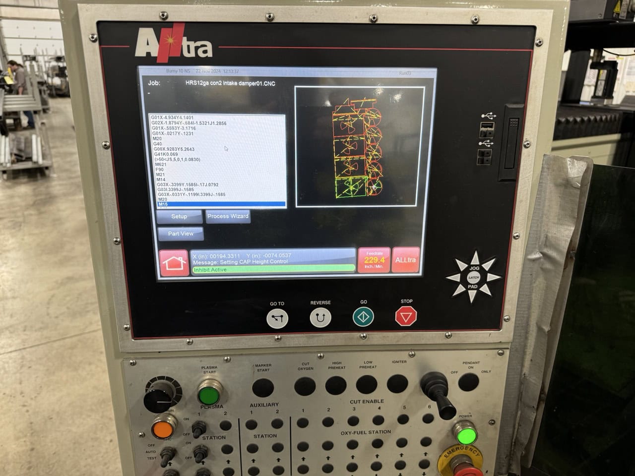 6' x 24' Alltra PG14-7 Plasma Table, 2019 - Hypertherm XPR 300 - Image 4