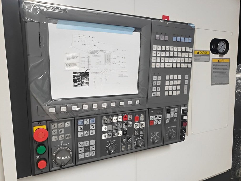 Okuma Genos L3000MYW-E X 400 CNC Multi-Axis Lathe, 2023 - Live Tooling, Chip Conveyor, Parts Catcher - Image 5