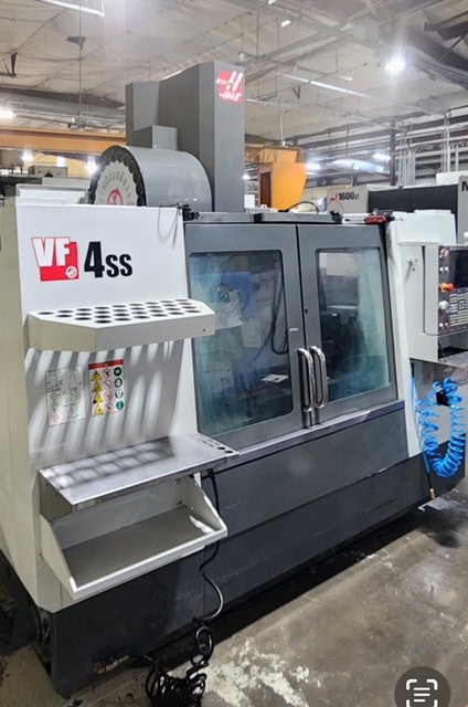 Haas VF-4SS 4-Axis VMC, 2016 - Installed 2017, HRT310 Rotary Table, TSC, Probing, HSM, WIPS - Image 6