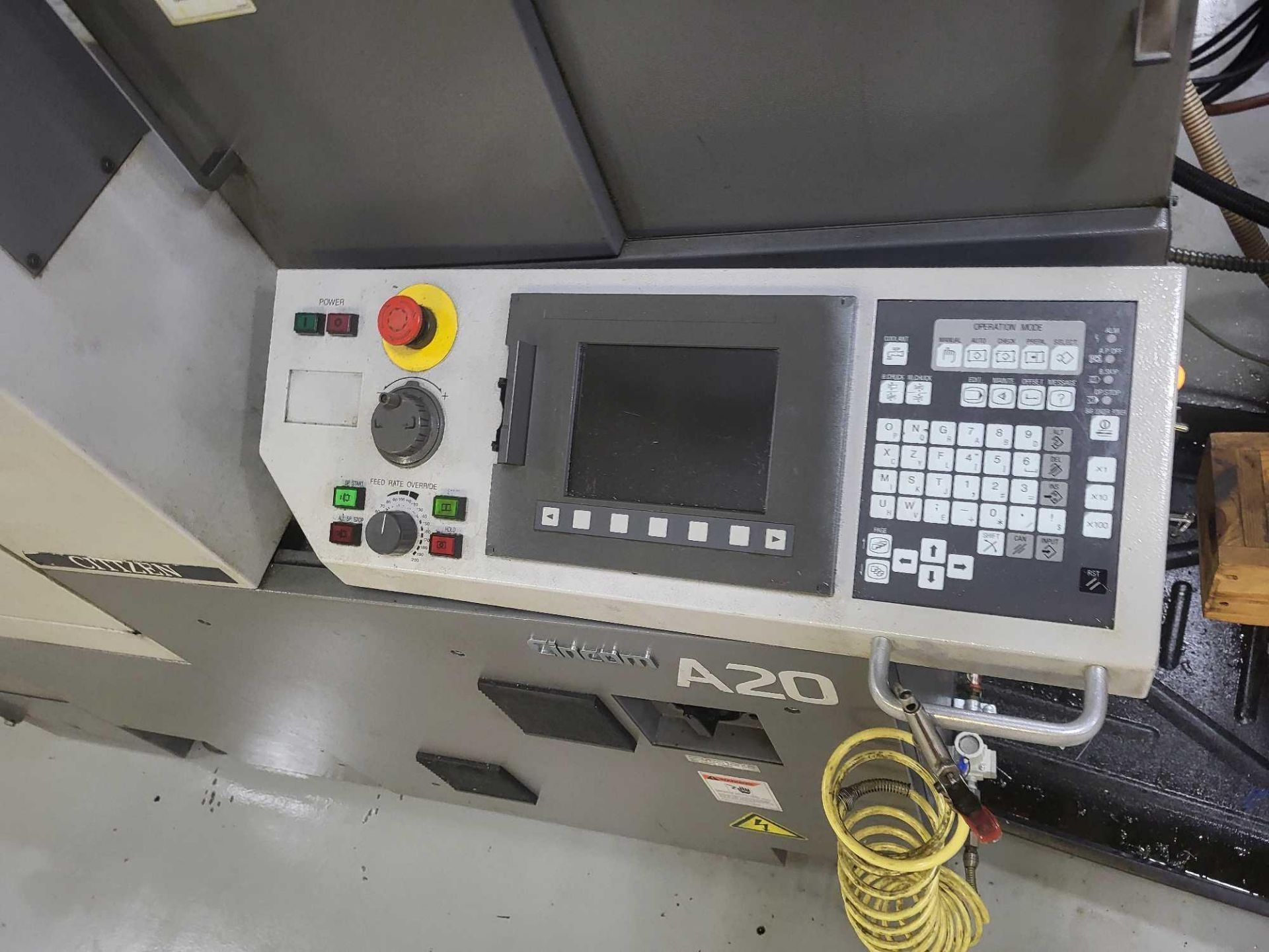 Citizen A20 VIIPL CNC Swiss Lathe, 2012 - LNS Barfeed, Fire Suppression System, Cool Blaster Mist Buster - Image 6