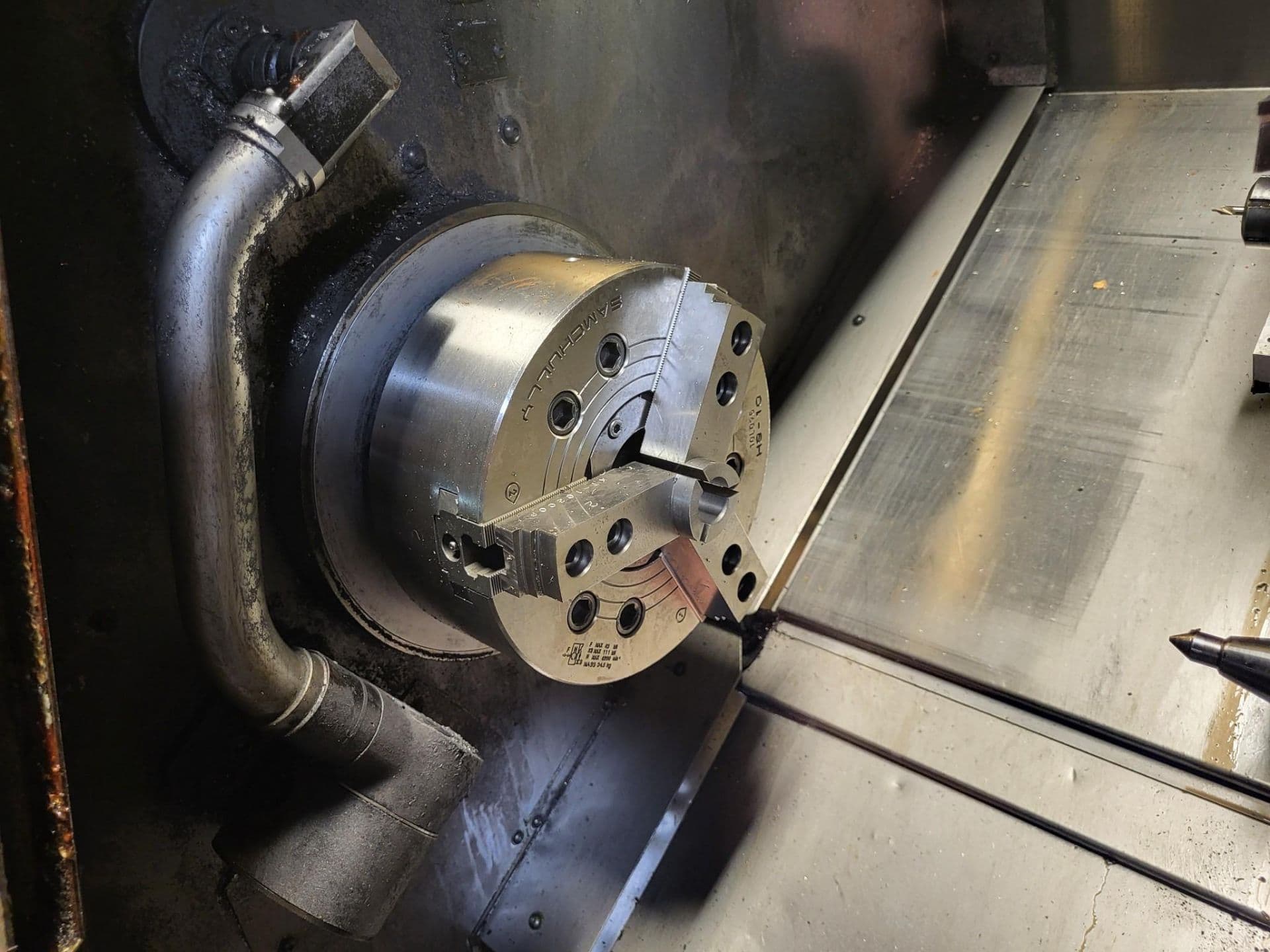 Okuma Captain L-370M CNC Lathe, 2006 - Tailstock, Live Tooling, Chip Conveyor - Image 7