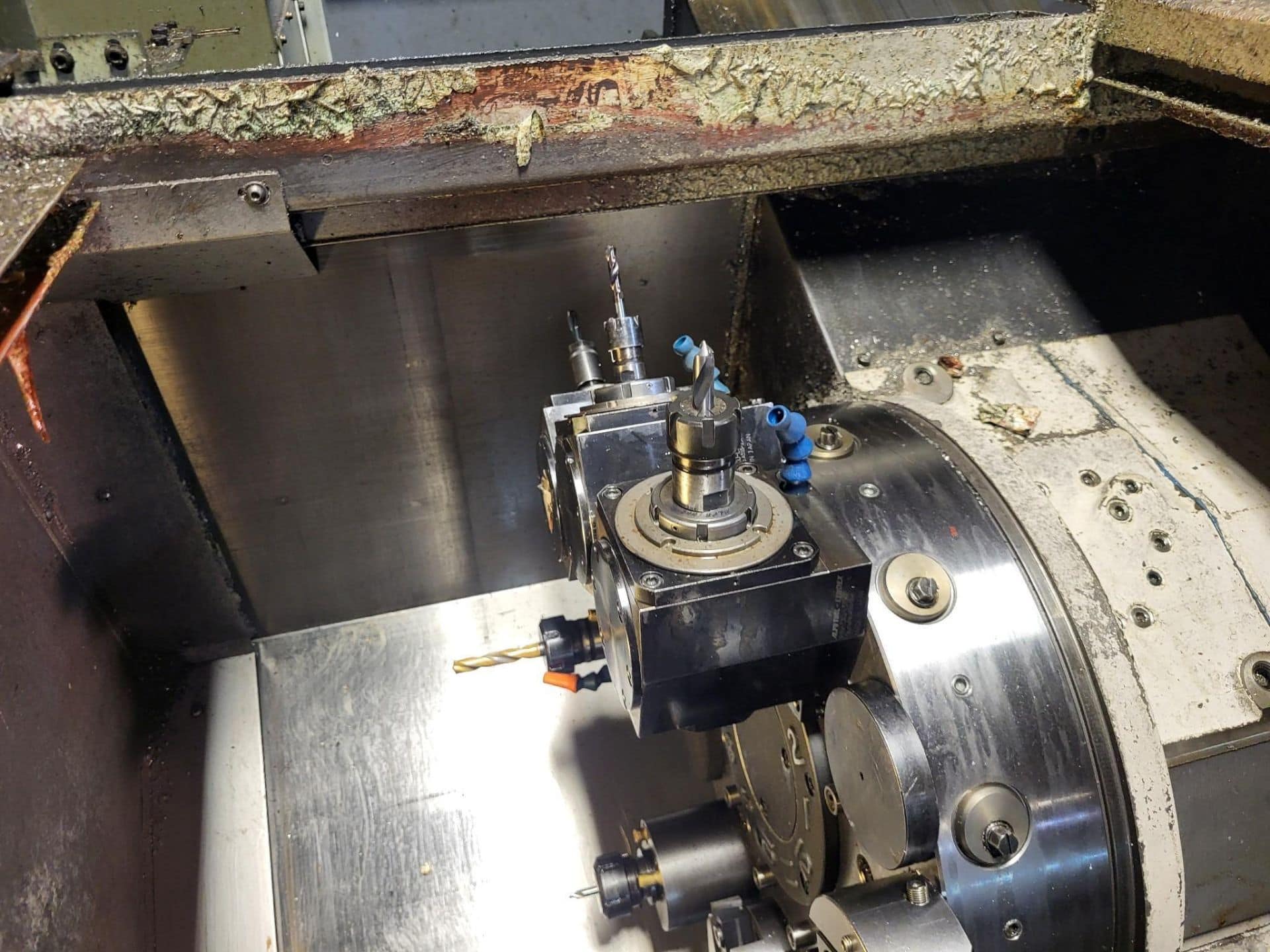 Okuma Captain L-370M CNC Lathe, 2006 - Tailstock, Live Tooling, Chip Conveyor - Image 8