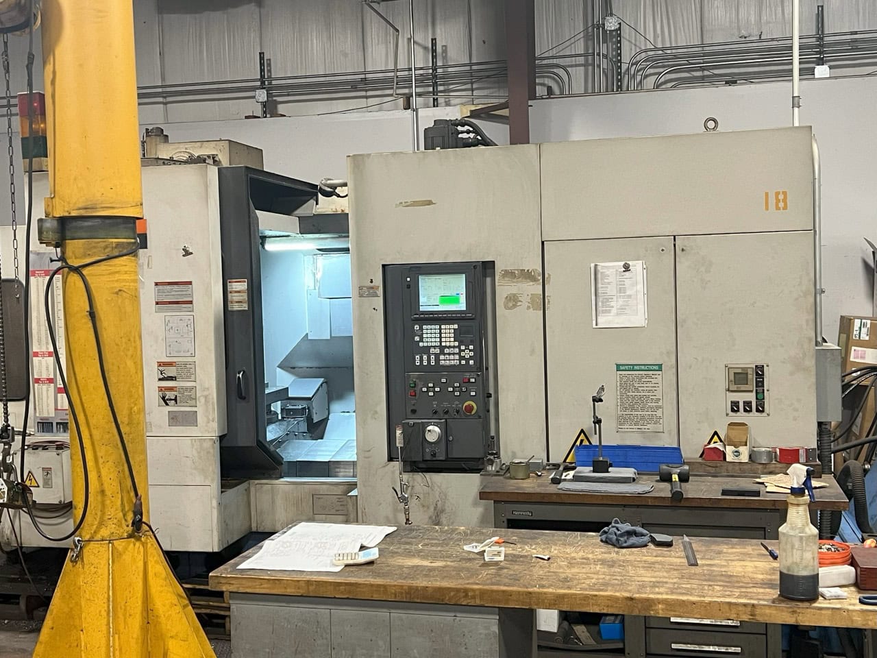 Mazak FH5800 500MM HMC, 1998 - TSC, Probing, 80 ATC