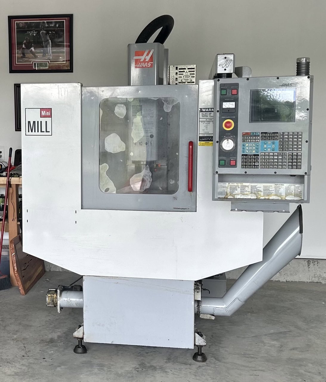 Haas Mini Mill VMC, 2005 - 6000RPM, Chip Conveyor, Rigid Tap