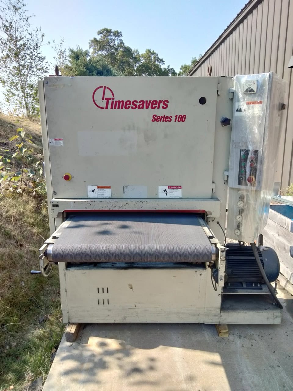 37" Timesavers 137-1HPM Wide Belt Sander, 2000 - Image 2