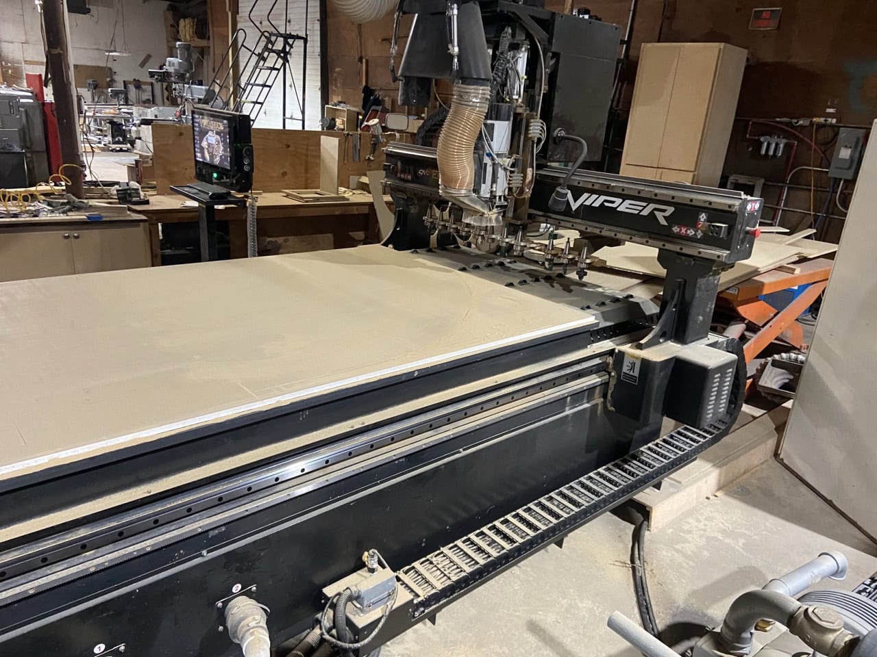 5' x 10' CNC Factory Viper CNC Router, 2020 - 24K RPM, 12 ATC, 2 Vacuum Pumps - Image 7