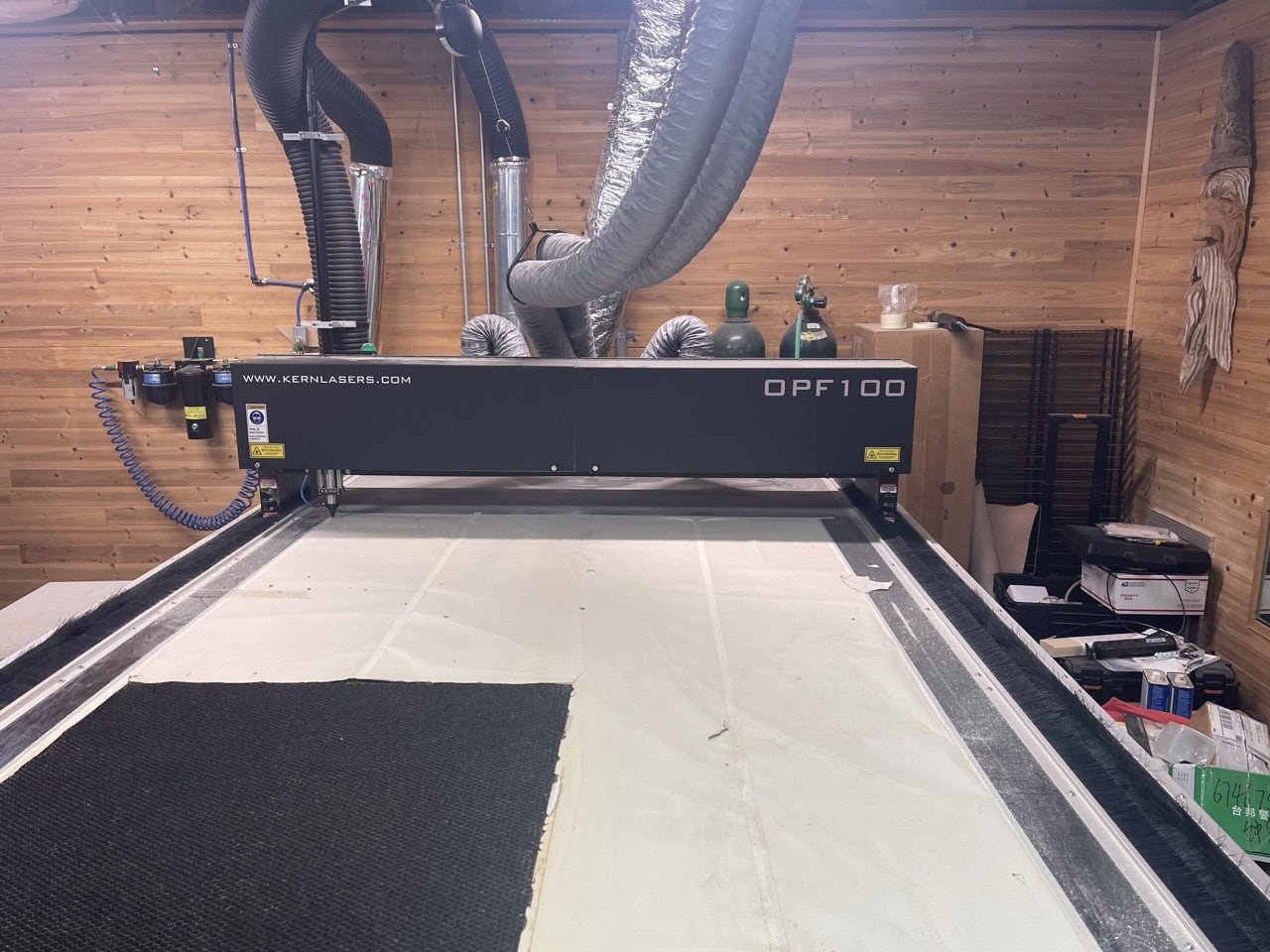150 Watt Kern KT150-OPF CO2 CNC Laser System, 2021 - 52" x 100" OptiFlex Bed, Chiller - Image 3