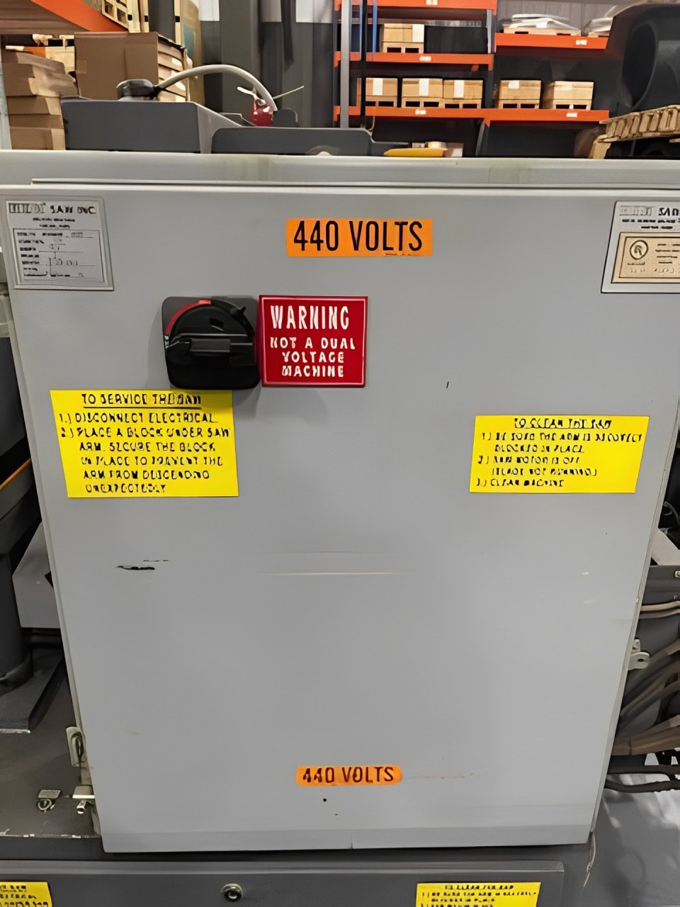 16" X 16" Hem Saw H130HA-C Horizontal Automatic Band Saw, 2011 - Priced to Move - Image 8