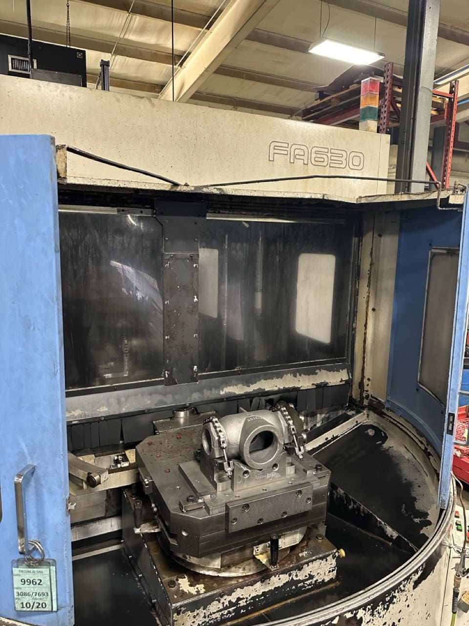 Toyoda FA630 HMC, 1996 - Chip Conveyor, Fanuc