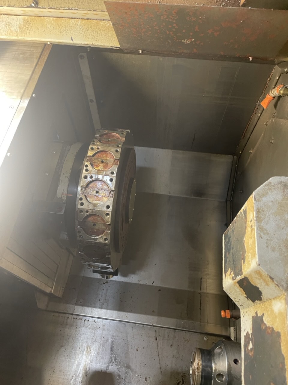 Ganesh Cyclone-52TTMY Multi Axis CNC Lathe, 2014 - Bar Feeder, Live Tooling, Sub Spindle - Image 5