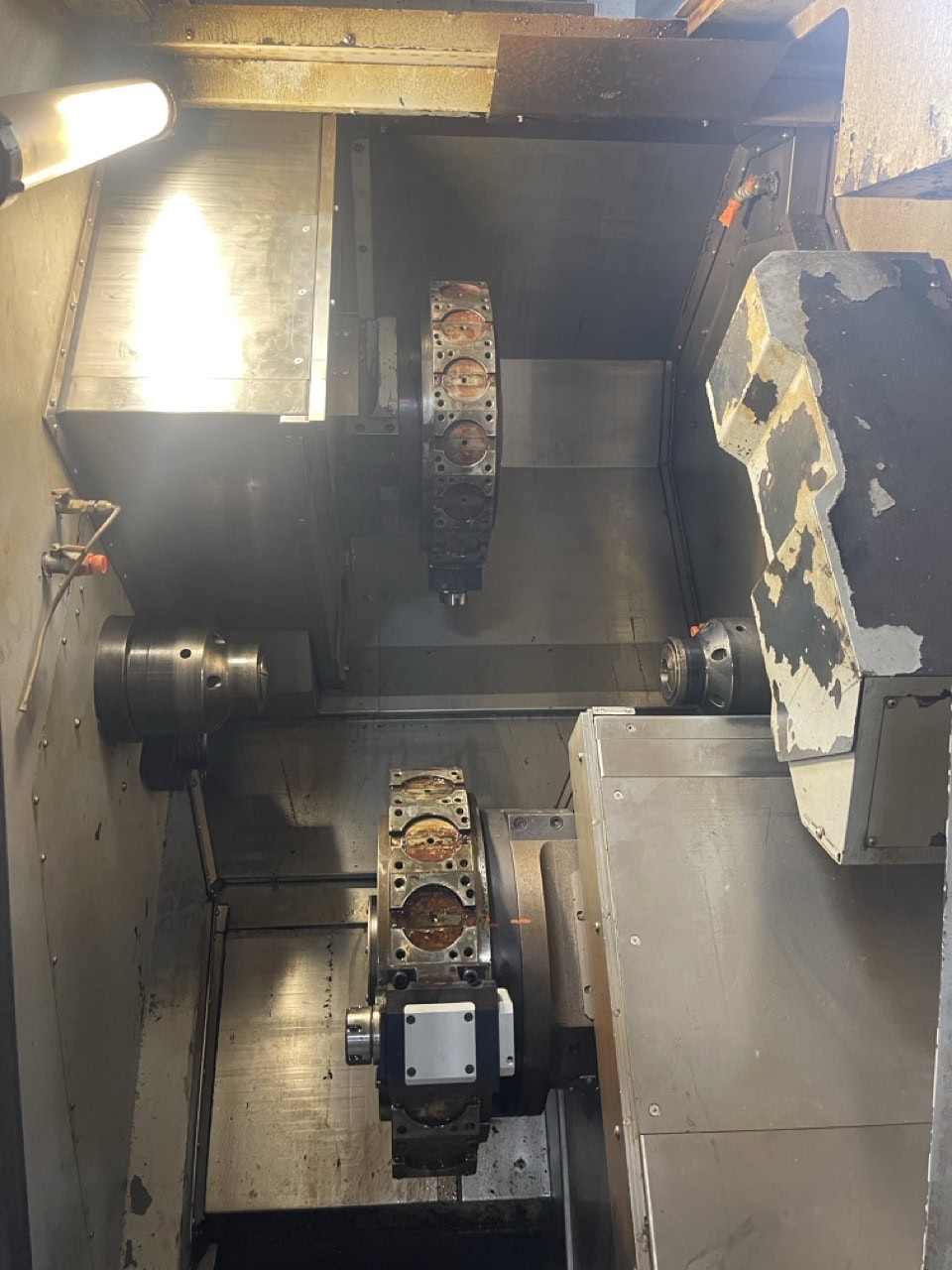 Ganesh Cyclone-52TTMY Multi Axis CNC Lathe, 2014 - Bar Feeder, Live Tooling, Sub Spindle - Image 8