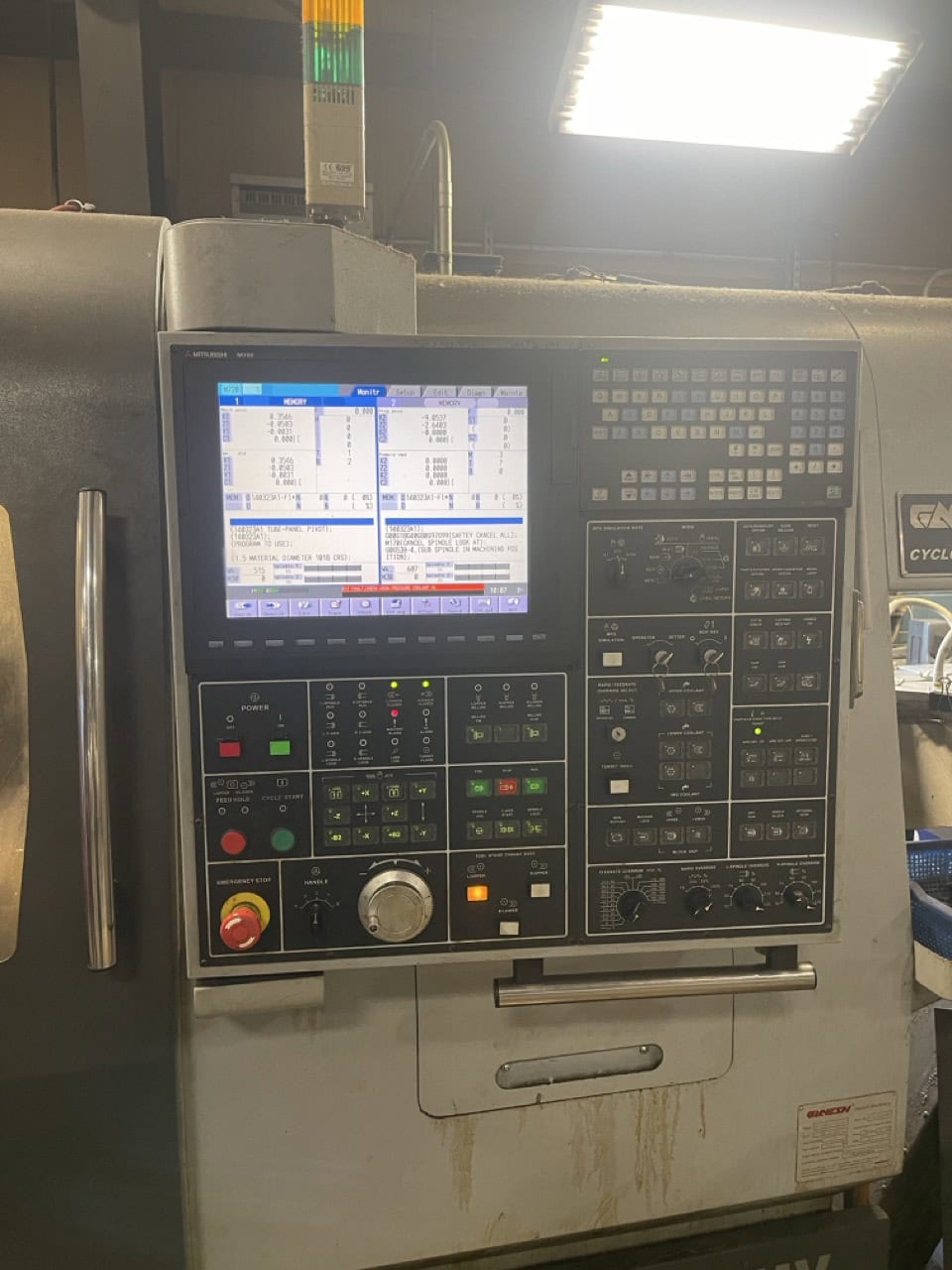 Ganesh Cyclone-52TTMY Multi Axis CNC Lathe, 2014 - Bar Feeder, Live Tooling, Sub Spindle - Image 11