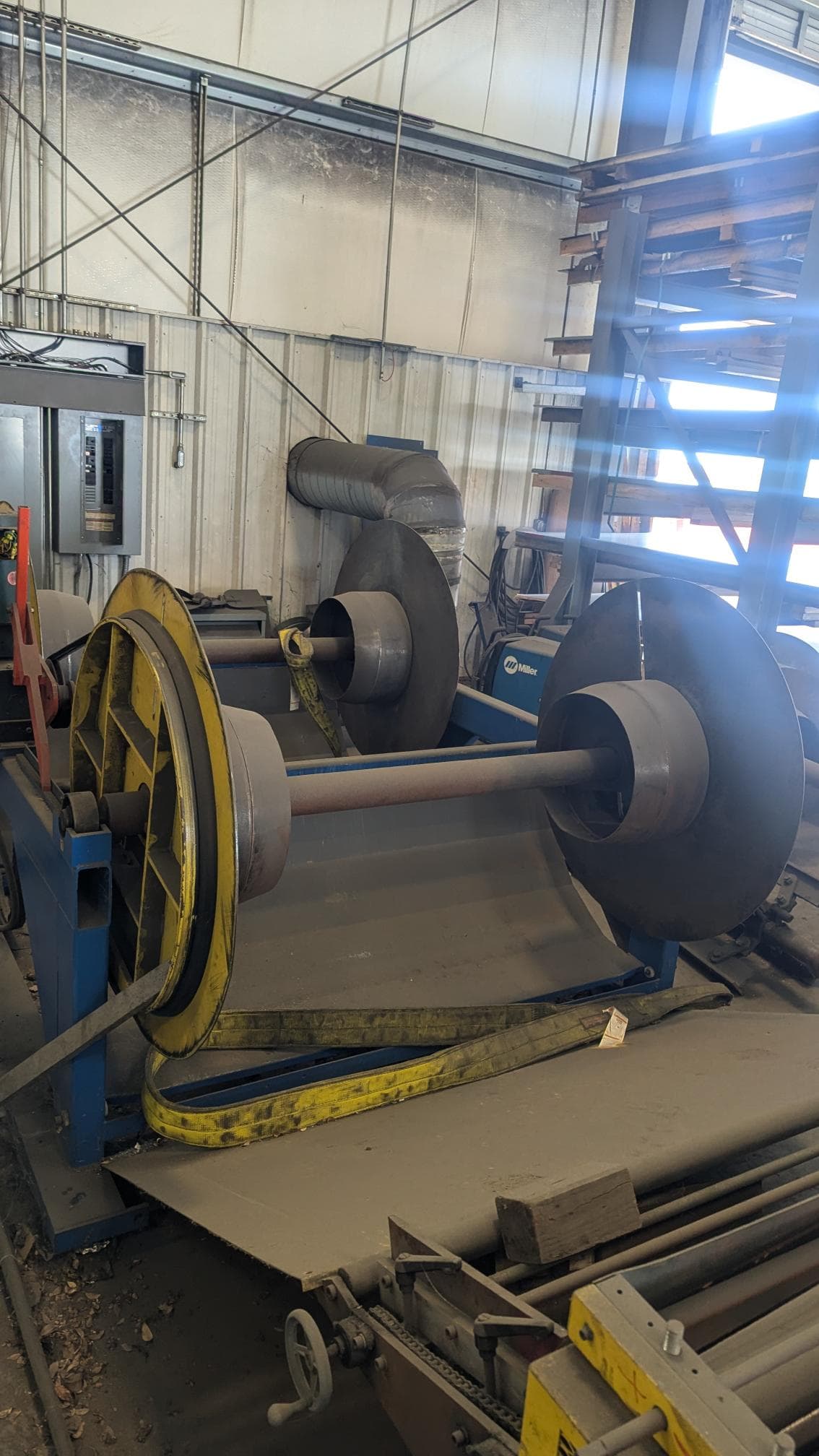5' x 10' Lockformer Vulcan 1000B Plasma, 2006 - 60 Amp Hypertherm Powermax 1000, 2-Roll Decoiler - Image 5