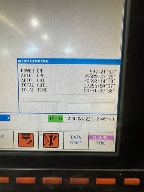 Mazak HCN-4000 400mm HMC, 2012 - 80 Tools, Full 4th Axis, CAT40, Probing, Chip Conveyor - Image 9