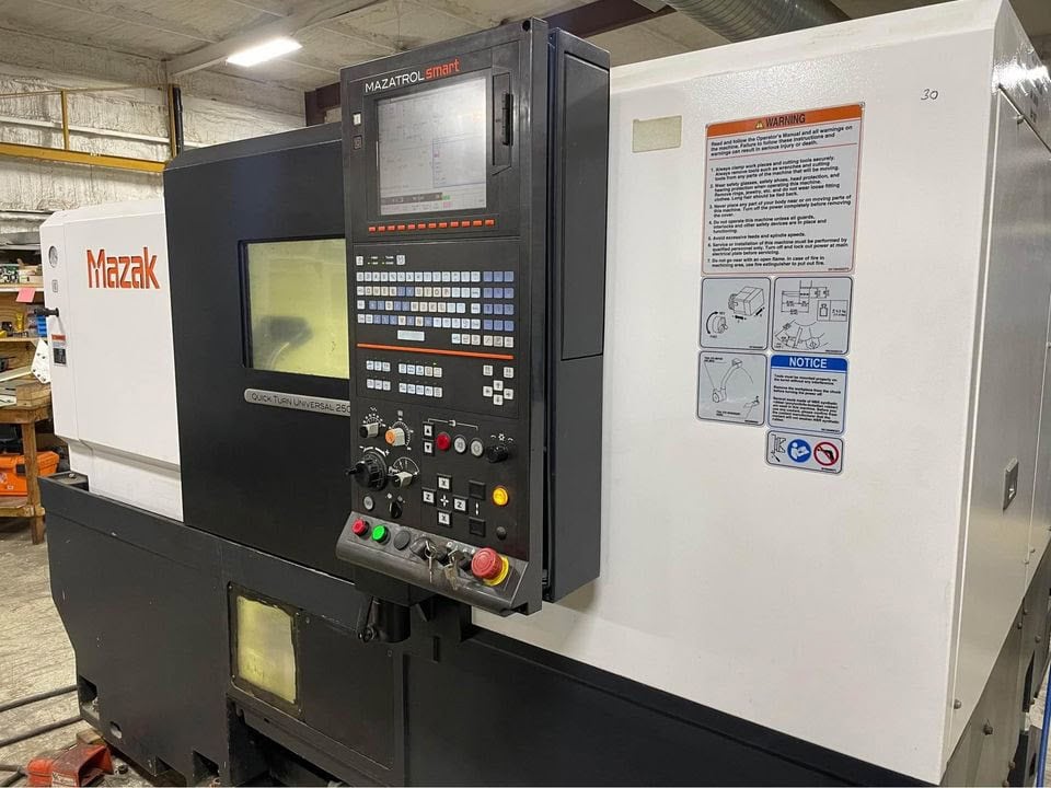 Mazak QT 250 II Universal CNC Lathe, 2015 - Tailstock - Image 3