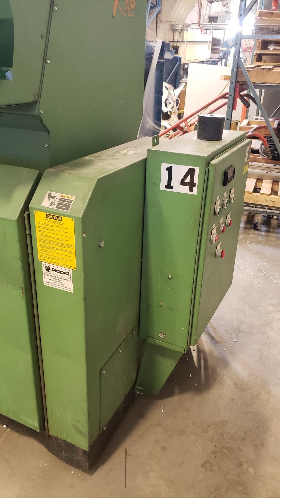 40 HP Rapid R-36 Granulator, 2003 - Image 5