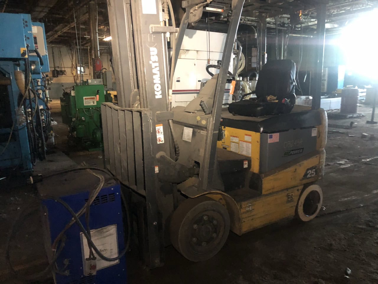 Komatsu FG25SHU-6 5,000 lb Electric Forklift, 2018