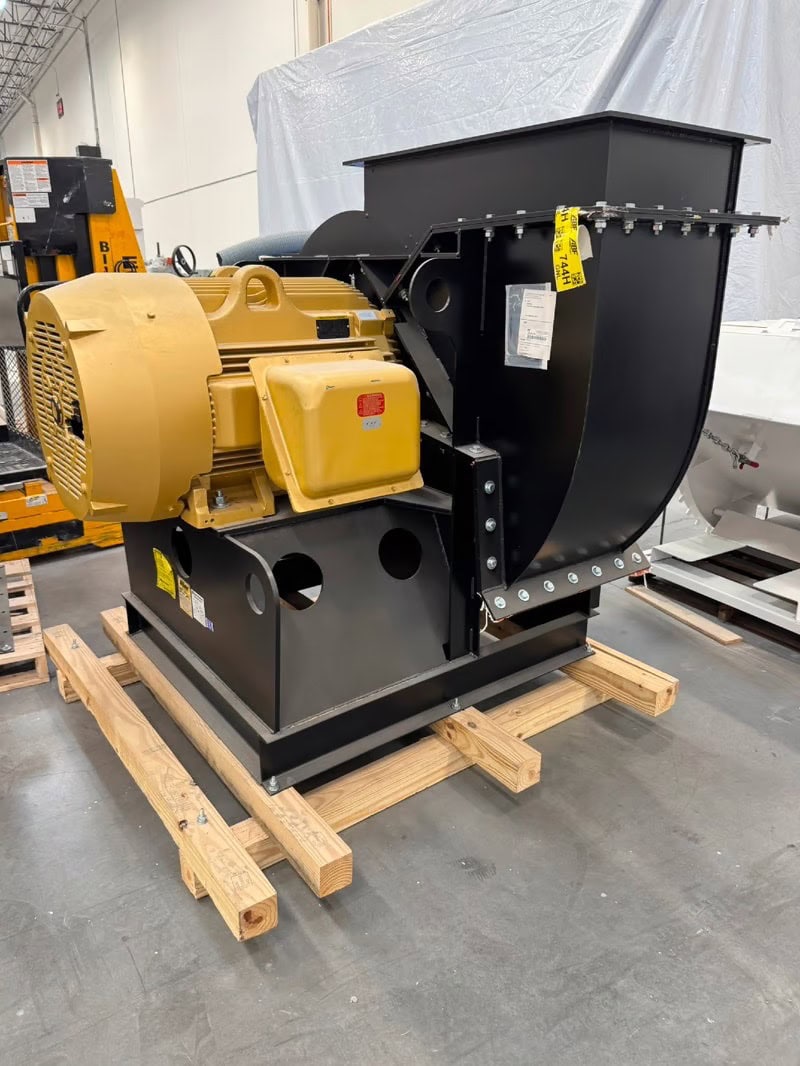 20,000 CFM S.P. Hastings Dust Collector, 2023 - Never Installed 125Hp Motor