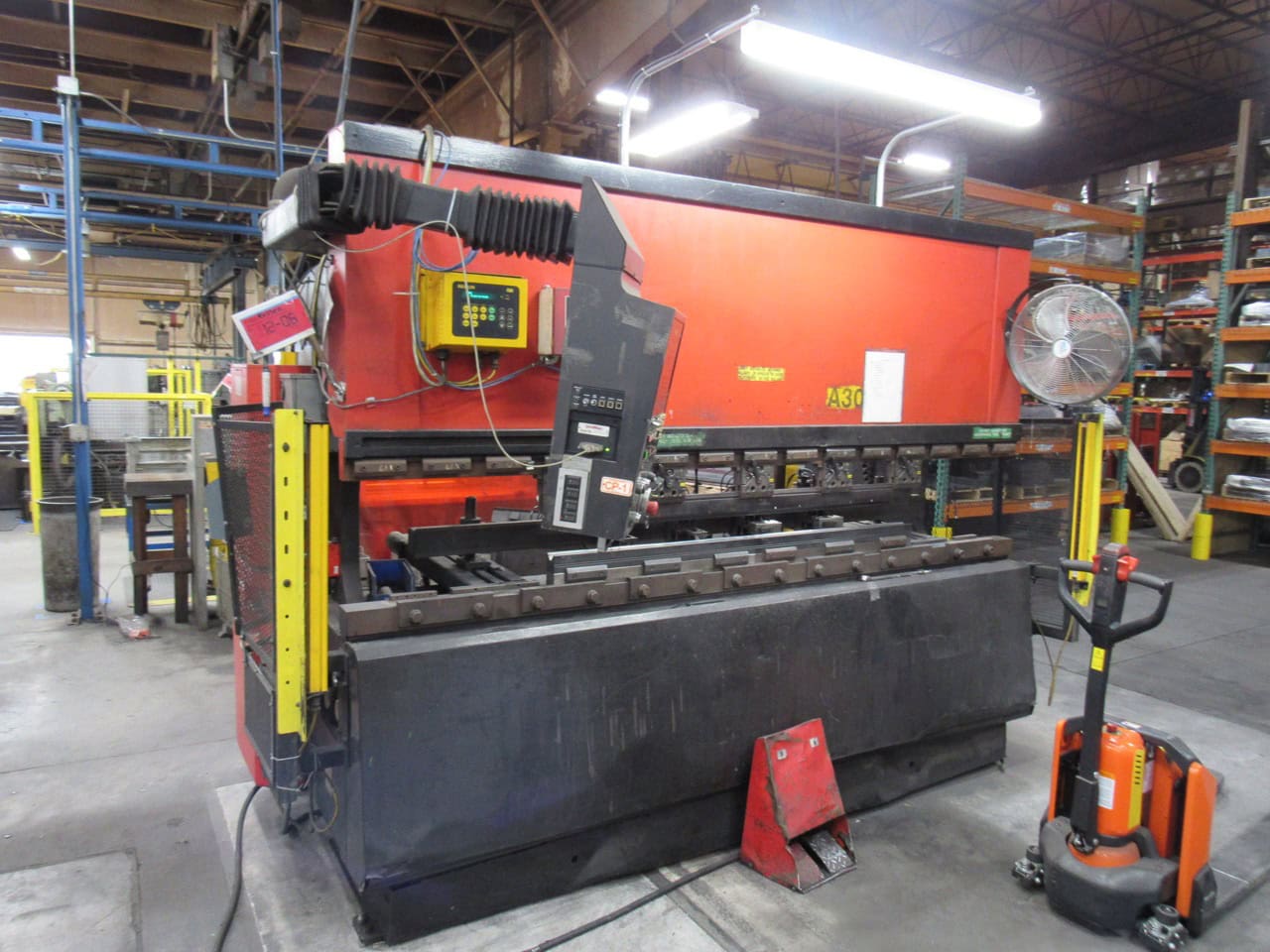 100 Ton x 10' Amada FBD 1030 CNC Press Brake, 1987