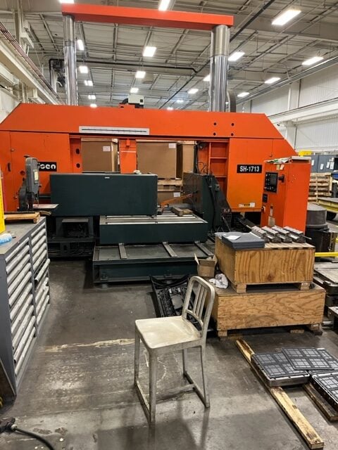 51” X 67” Cosen SH1713 Semi-Automatic Horizontal Saw, 2012 - Image 2